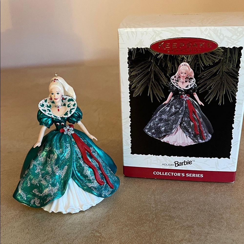 1995 Collector’s Series Holiday Barbie Hallmark Keepsake Ornament